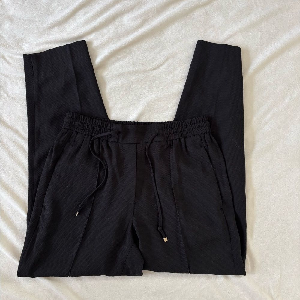 H&M Black Textured Slacks